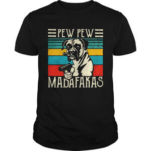 Bulldogs Pew Pew MadafakasRetro Shirt